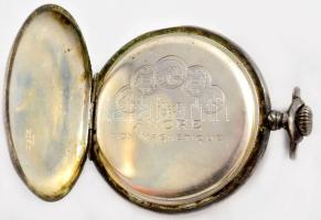 Reym ezüst (Ag) tokos zsebóra, hiányos, d: 4,5 cm, bruttó 61g