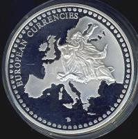 Németország 1990. Európai valuta Ag + 1970. 1DM T:PP 28.7g