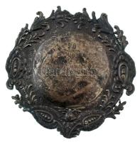 1946. "50 év munkájáért a Magyar Testgyakorlók Körének, a Magyar Birkózó Szövetség 1946. márc. 24." egyoldalas, fehérfém plakett (130mm) T:XF, patina, ütődés, hátoldalán karcok