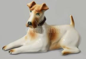 Zsolnay Foxi. Jelzett, hibátlan, 12x6,5 cm