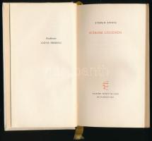 Stefan Zweig: Három legenda. Ford.: Góth Ferenc. Bp., 1957, Európa, 144+(4) p. Egyetlen magyar kiadá...