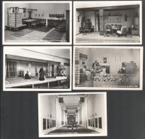 1938 9 db RÉGI képeslap: Nemzetközi kézműves kiállítás Berlinben, közte 2 magyar pavilon / Handwerks-Ausstellung Berlin / International Craftsmen Exhibition in Berlin, with 2 Hungarian pavillions