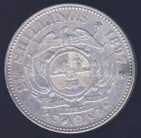 Dél-Afrika 1897. 2 1/2S Ag T:2- kis karc/ph