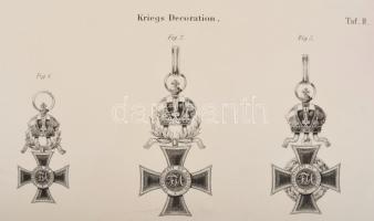 1808 [A Lipót rend haddíszítményes osztályait ábrázoló nagy méretű rézmetszet] Wien, 1808. T. Fische...