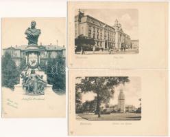 Karlsruhe - 7 pre-1945 town postcards. Dr Trenkler &amp; Co. (Leipzig)