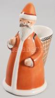Hollóházi mikulás. Jelzett, hibátlan, m: 12,5 cm. Ritka!