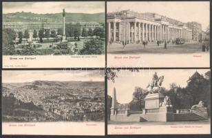 Stuttgart - 10 pre-1945 town postcards. Verlag Wilh. Treutter