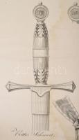1808 [A Lipót tisztjeinek kellékeit ábrázoló nagy méretű rézmetszet] Ritter-Schwert- Herold-Stab- Me...