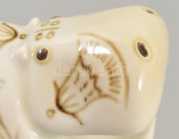 Aquincum víziló. Terv.: Ősz Szabó Antónia. Jelzett, hibátlan, 7x5,5 cm