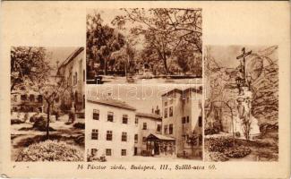 1944 Budapest III. Óbuda Jó Pásztor zárda. Szőlő utca 60. Jó Pásztor zárda kiadása (Rb)
