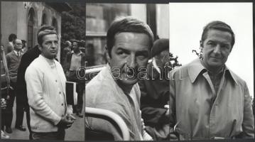 1974 A bohóc felesége (r: Nemere László) c. film forgatásán készült 7 db filmfotó. Kiss Júlia pecsét...