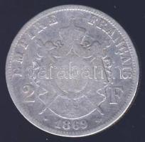 Franciaország 1869A 2Fr Ag T:3 ph.