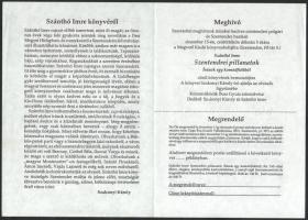 Szánthó Imre: Szentendrei pillanatok. Írások egy komódfiókból. A szerző, Szánthó Imre (1925-1998) fe...