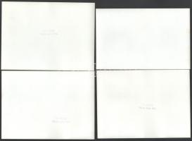 ca 1974 Nemere László (1928-2005) filmrendező Ismerkedők, Rutinműtét c. tévé filmjének 10 db werkfot...