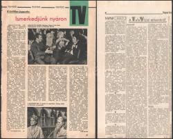 ca 1974 Nemere László (1928-2005) filmrendező Ismerkedők, Rutinműtét c. tévé filmjének 10 db werkfot...