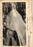 1901 Algyógy, Geoagiul de jos, Geoagiu; vízesés. Pesti könyvnyomda részvénytársaság kiadása / waterfall (vágott / cut)