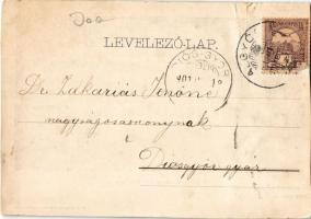 1901 Algyógy, Geoagiul de jos, Geoagiu; vízesés. Pesti könyvnyomda részvénytársaság kiadása / waterf...