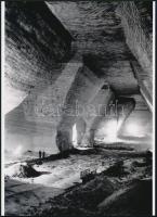 cca 1940 Désakna, magyar királyi sóbánya, 1 db modern nagyítás, jelzés nélkül, 21x15 cm