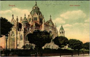 1909 Szeged, zsidó templom, zsinagóga, izraelita templom. L. és P. 2686.