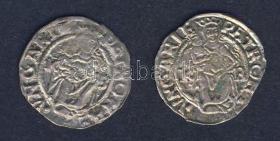 I.Ferdinánd 1526-1564. Denár Ag (2x) klf évszámmal T:3