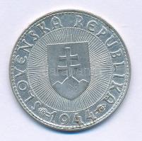 Szlovákia 1944. 10K Ag "Templom kereszttel - Pribina gróf" T:XF karc Slovakia 1944. 10 Korun Ag "Church with cross - Prince Pribina" C:XF scratch Krause KM#9.1