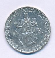 Szlovákia 1944. 10K Ag "Templom kereszttel - Pribina gróf" T:XF karc
Slovakia 1944. 10 Ko...