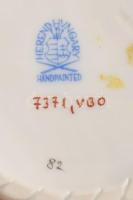 Herendi kosár alakú kínáló, jelzett, hibátlan, d: 13 cm