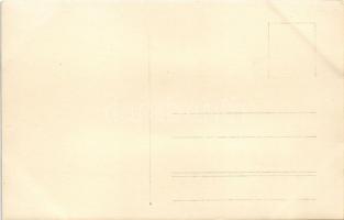 Fogaras, Fagaras; Olt áradása, árvíz, csónak / flood, boat. photo (hullámos / wavy)