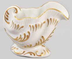 Herendi Viktória mintás tejszínkiöntő. Jelzett, kézzel festett, hibátlan, 8x6,5 cm