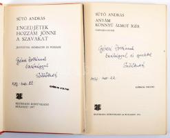 Sütő András 2 dedikált kötete: Anyám könnyű álmot ígér. Naplójegyzetek. + Engedjétek hozzám jönni a ...