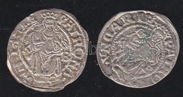 I.Ferdinánd 1526-1564. Denár Ag (2x) klf évszámmal T:3