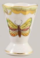 Herendi Viktória mintás fogpiszkálótartó. Jelzett, hibátlan, m: 5 cm