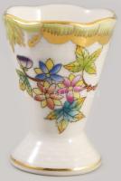 Herendi Viktória mintás fogpiszkálótartó. Jelzett, hibátlan, m: 5 cm