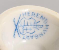 Herendi Viktória mintás fogpiszkálótartó. Jelzett, hibátlan, m: 5 cm