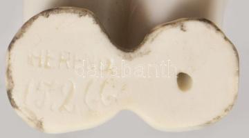 Herendi elefánt. Jelzett, kézzel festett, hibátlan, m: 8 cm