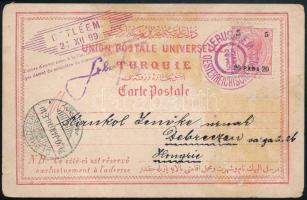 1899 Képeslap Jeruzsálemből / Postcard from Jerusalem