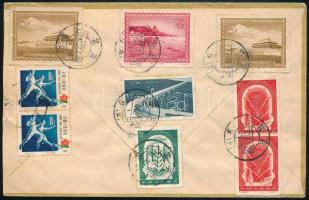 1957 Légi levél Budapestre / Airmail cover to Hungary