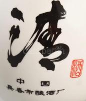 Kínai porcelán váza, hibátlan, m: 26 cm