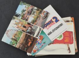 50 db MODERN megíratlan magyarországi és külföldi város képeslap / 50 modern unused Hungarian and foreign town postcards