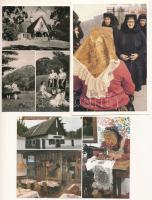 37 db MODERN megíratlan motívum képeslap: népviseletek / 37 modern unused motive postcards: folklore