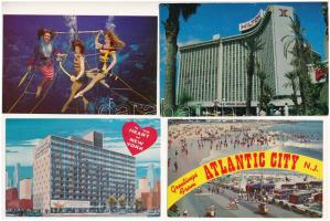 AMERIKAI EGYESÜLT ÁLLAMOK - 40 db MODERN megíratlan város képeslap / USA - 40 modern unused town postcards