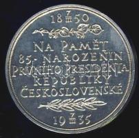 Csehszlovákia 1935. "Tomas G. Masaryk" Ag T:2 ph. 14,7g
