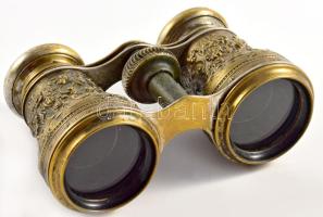 Színházi látcső fém borítással
