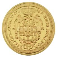 DN "A legértékesebb magyar érmék - II. Rákóczi Ferenc arany, 1707 replika" aranyozott Cu e...