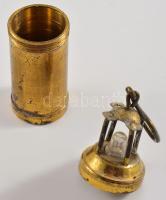 Kis bányászlámpa, m: 8 cm