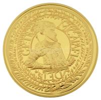 DN "A legértékesebb magyar érmék - Apafi Mihály ötven dukátjának replikája" aranyozott Cu emlékérem kapszulában, "COPY" jelzéssel (40mm) T:PP