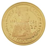DN "A legértékesebb magyar érmék - Thököly Imre négyszeres dukátjának replikája" aranyozott Cu emlékérem kapszulában, "COPY" jelzéssel (40mm) T:PP