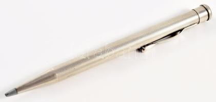 Ezüst (Ag) töltőceruza, jelzett, h: 12 cm, bruttó 16,7g