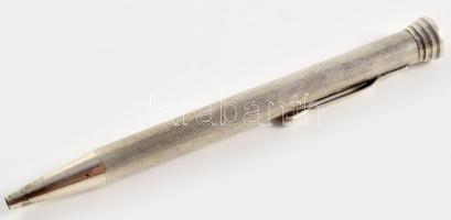 Ezüst (Ag) töltőceruza, jelzett, h: 12 cm, bruttó 18,3g