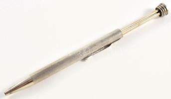 Ezüst (Ag) töltőceruza, jelzett, h: 12 cm, bruttó 18,3g